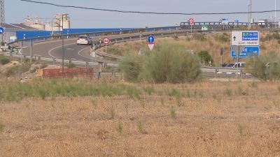 Los terrenos donde se ubicará el centro de datos ocuparán 40 hectáreas junto a la autovía de Huesca. / Aragón TV