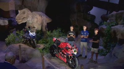 Presentación del WSBK en Dinópolis Teruel