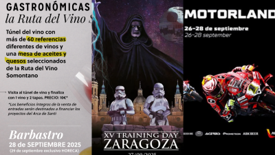 Algunos de los eventos que se celebran este fin de semana en Aragón. / Aragón TV