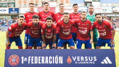 Imagen del once del CD Teruel.