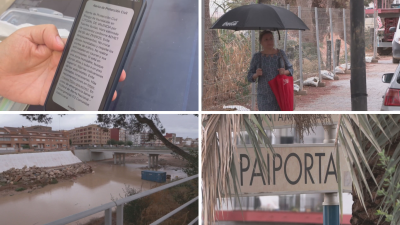 La AEMET mantiene la alerta roja por fuertes lluvias en el sur de Tarragona, Valencia y Castellón. / Aragón TV