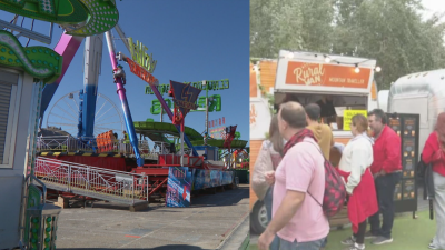 Las ferias y las food trucks son dos de los atractivos fijos en las fiestas dle Pilar. / Aragón TV