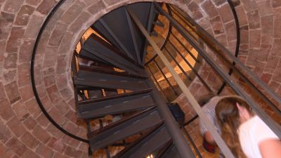 Esta construcción de sillería sirvió de torre defensiva en la muralla que rodeaba la ciudad. / Aragón TV