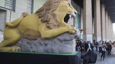 El León Garcganchón estará este viernes en la Plaza Paraíso. /  Daniel Marcos