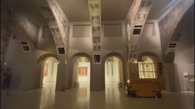 Pinturas de Sijena en Museo Nacional de Arte de Cataluña./ Aragón TV