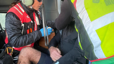 Rescate de un ciclista de montaña. / Guardia Civil