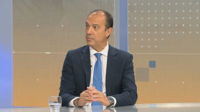 José Luis Bancalero, durante su visita al plató de Buenos Días Aragón. / Aragón TV