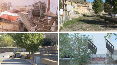 Un año de la dana que afectó a municipios aragoneses como Cimballa, Herrera de los Navarros y Montalbán. / Aragón TV