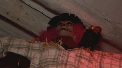 La casa del terror en Alfajarín. / Aragón TV