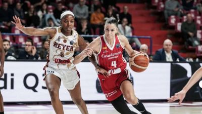 Mariona Ortiz, durante el partido ante Venecia