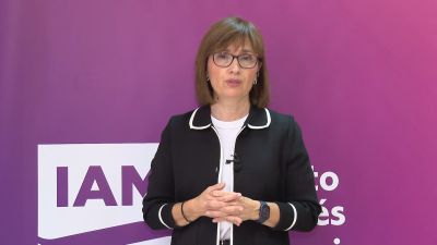 La directora del Instituto Aragonés de la Mujer (IAM), María Antoñanzas. / Aragón TV