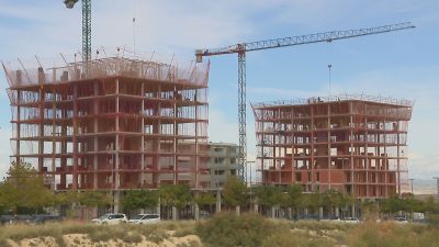 En el tercer trimestre del año ha aumentado la venta de vivienda nueva en un 6,5 %. / Aragón TV