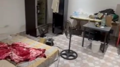 Estancia del local donde vivían presuntamente los dos trabajadores. / Policía Nacional