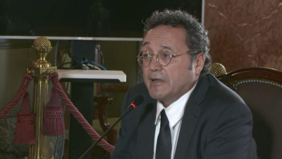 El fiscal general del Estado, Álvaro García Ortiz, durante su declaración ante el Tribunal Supremo. / EFE