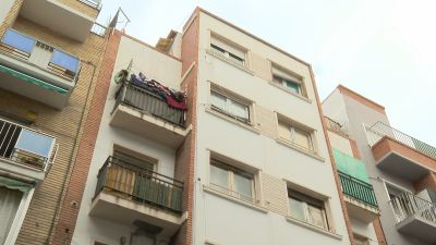 Edificio donde se cometió el asesinato / Aragón TV