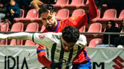 Un momento del partido en Pinilla