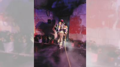 En las labores de extinción han participado bomberos del parque de Calamocha. | Diputación de Teruel