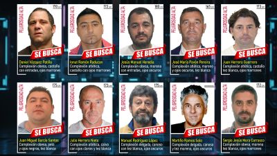 Los rostros de las 10 personas más buscadas de España. / Policía Nacional