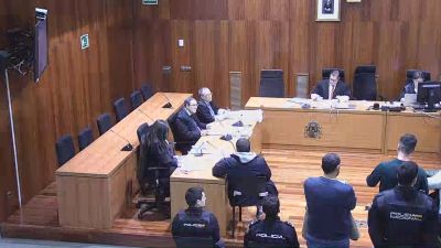 Segundo día del juicio contra el hombre acusado de matar a dos personas en la calle  Boggiero en Zaragoza. / Aragón TV
