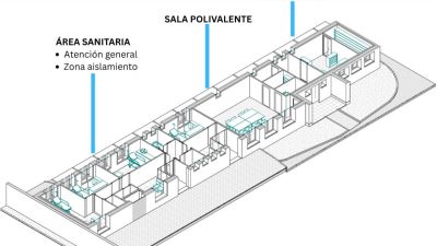 Así se reorganizará el espacio. / Ayuntamiento de Zaragoza