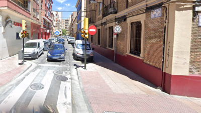 Calle Utrillas, en Las Fuentes (Zaragoza)./ Google Maps
