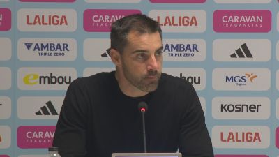 Rubén Sellés, en su comparecencia tras el partido