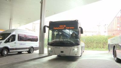 La estación biblilitana inaugura 15 nuevas líneas / Aragón TV
