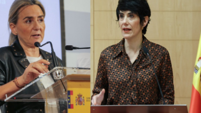 Milagros Tolón, nueva ministra de Educación, y Elma Saiz que asume la portavocía del Ejecutivo./ X Delegación Castilla La Mancha/ Europa PressEuropa Press