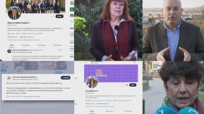 Reacciones de los distintos partidos al discurso del Rey. / Aragón TV