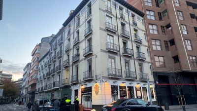 Edificio de la calle Azoque de Zaragoza desalojado. / Ayuntamiento de Zaragoza