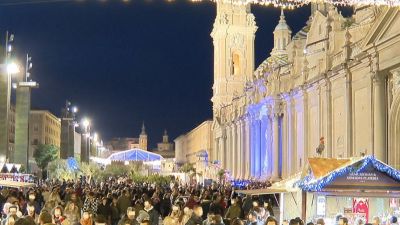 El Mercadillo de la plaza del Pilar volverá a ser uno de los lugares más concurridos. / Archivo