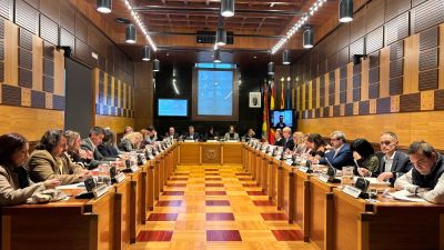 Foto del pleno de este miércoles / Ayuntamiento de Huesca