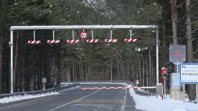 Imagen de acceso al túnel de Bielsa, que ha reabierto este lunes por la tarde / Aragón TV
