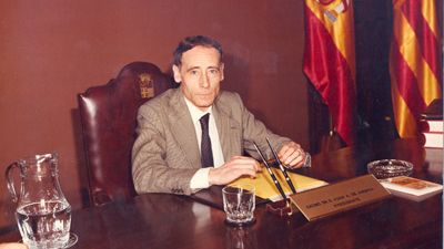 El expresidente fue candidato del partido Unión de Centro Democrático (UCD). / Gobierno de Aragón