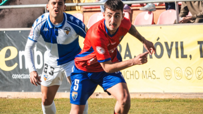 Imagen del partido disputado este domingo.