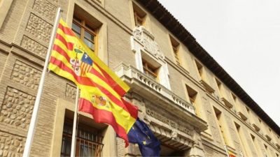 Fachada del edificio Pignatelli, sede del Gobierno de Aragón./ DGA