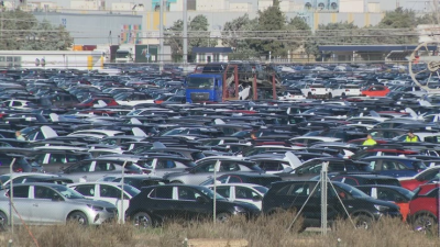 Las exportaciones descienden en Aragón, lastradas por la automoción. / Aragón TV