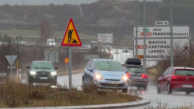 Obras variante de Sabiñánigo./ Aragón TV