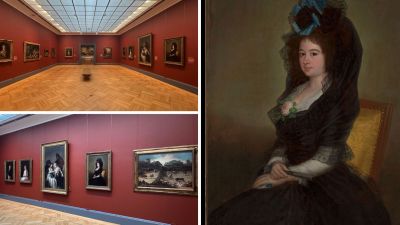 Sala dedicada a Goya en el Met de Nueva York con el cuadro el 'Retrato de Nacisa Barañano'. / The Metropolitan Museum of Art
