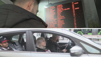 El autobús o el coche compartido son las opciones alternativas más elegidas / Aragón TV