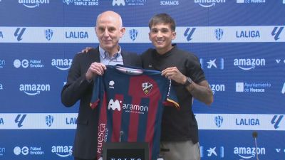 Ángel Martín González, durante la presentación de Laquintana