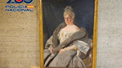 'La Chata', una de las tres obras recuperadas por la Policía Nacional en el Palacio de Liria de Madrid de la Casa Alba. / Policía Nacional