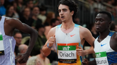 Pol Oriach durante la prueba.