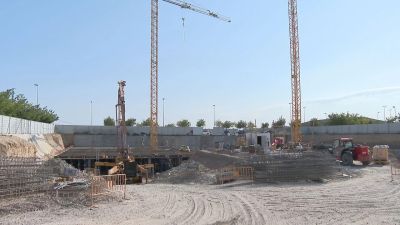 El mayor impulso llegó de la construcción, que aumentó un 6,6 %. / Aragón TV