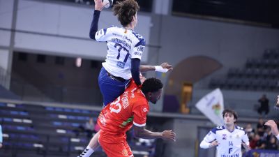 Un momento del partido en Granollers