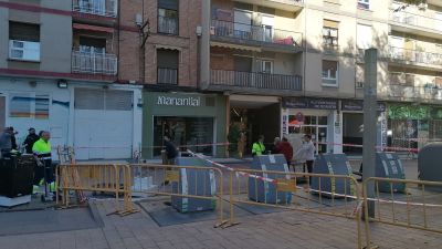 Edificios afectados por el desalojo. / Europa Press