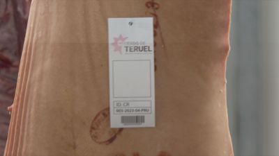 La carne de cerdo de Teruel tiene distintivo IGP. / Aragón TV