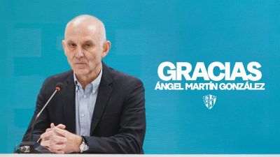 Ángel Martín González, destituido como director deportivo de la SD Huesca.