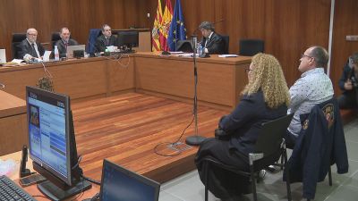El juicio por explotación sexual se ha celebrado en la Audiencia de Zaragoza. / Aragón TV