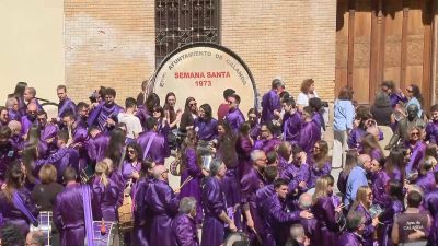 El silencio regresa a Calanda este Sábado Santo. / Aragón Noticias